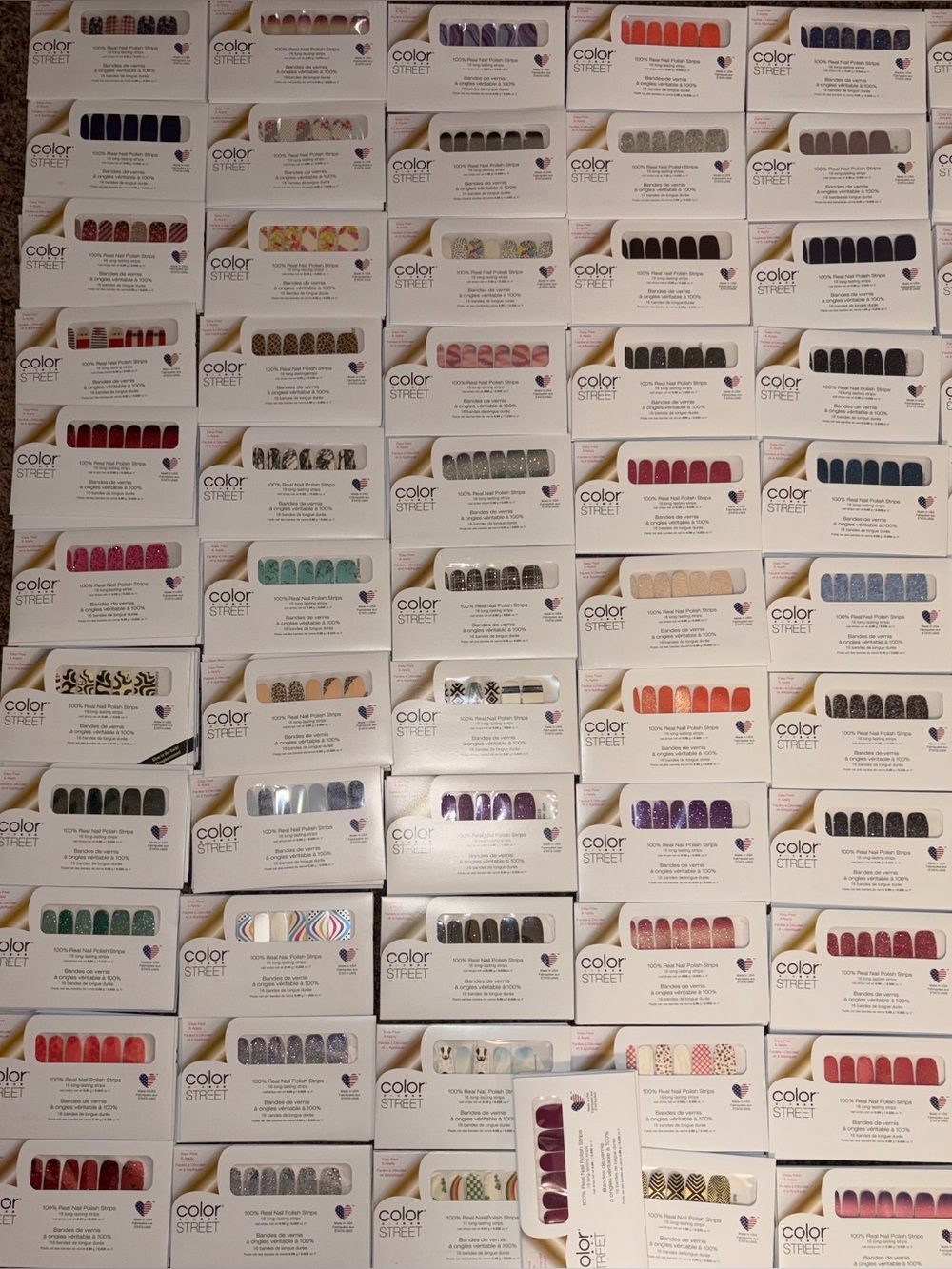 Color Street Nail Polis Strips LOT OF 100 
ONLY $2 EACH!